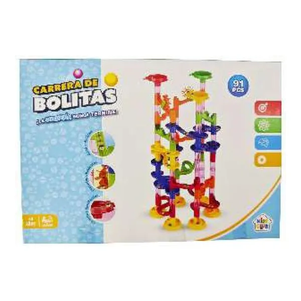 Carrera de bolitas 91 piezas