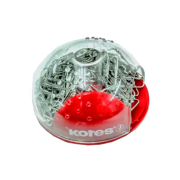 Broche clip n.° 3 + guarda clip kores 28 mmburbuja x100 unid.