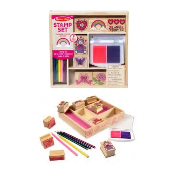 Melissa & doug stamp set - playset de sellos surtidos