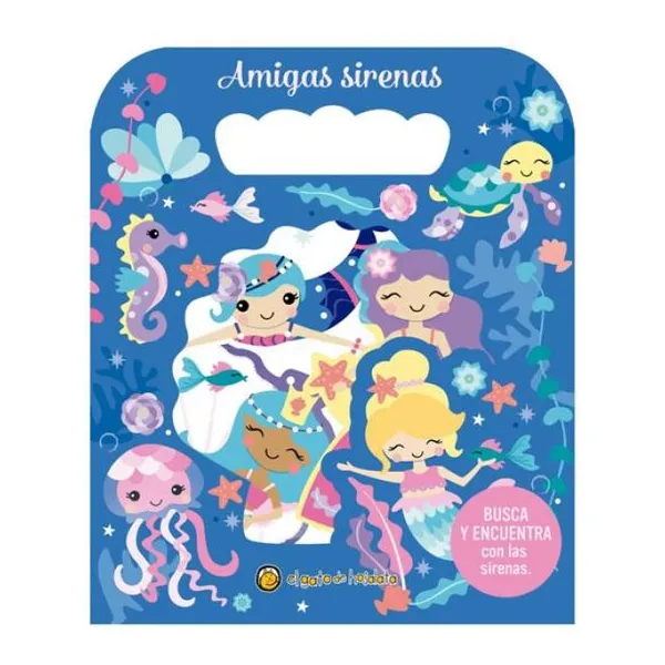 Descubro en valijita- amigas sirenas 21 18 cm