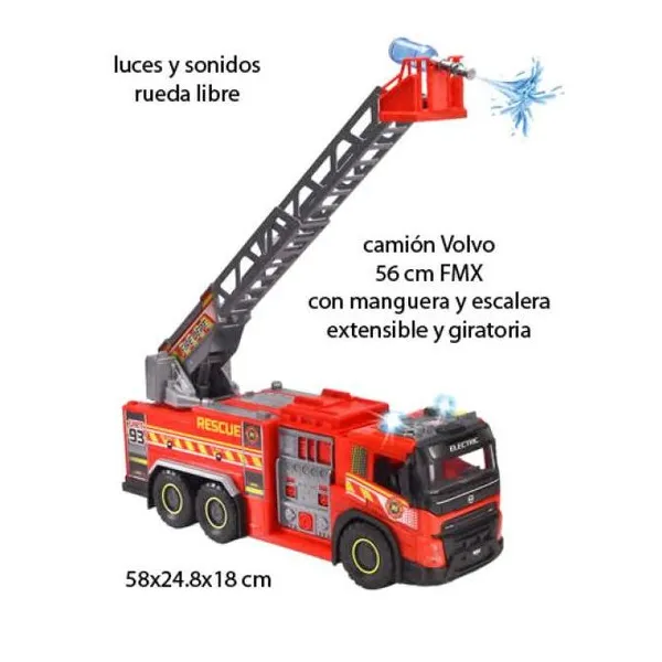 Dickie toys giant fire truck 56 cm