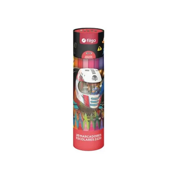 Marcador escolar Pinto 2220 racer tubo x20 unidades Filgo
