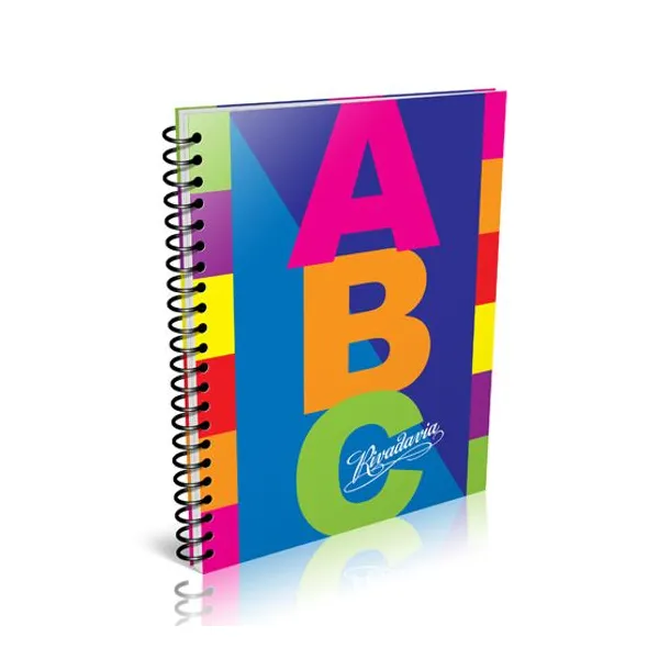 Cuaderno espiral a4 Rivadavia abc t/dura 100 hs.cuadro