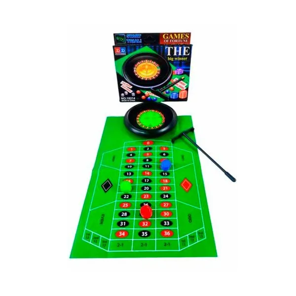 Juego de mesa ruleta en caja 21.5x18x3 cm