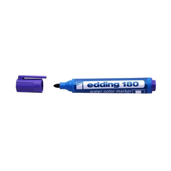Marcador Edding e 180 al agua para red. violeta