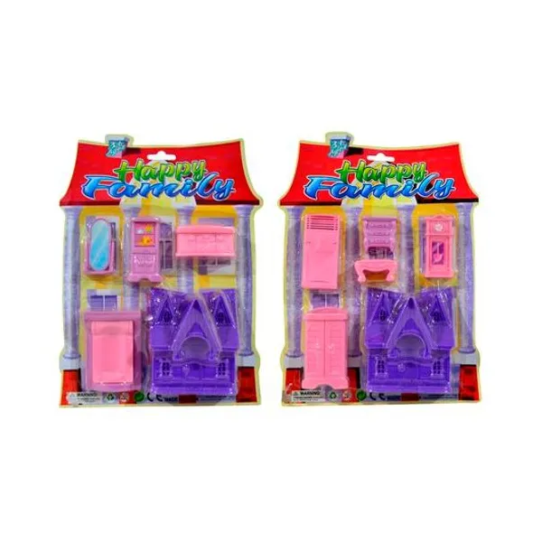 Set de muebles x5 pzs en blister 20x27 cm x1 surtido tg