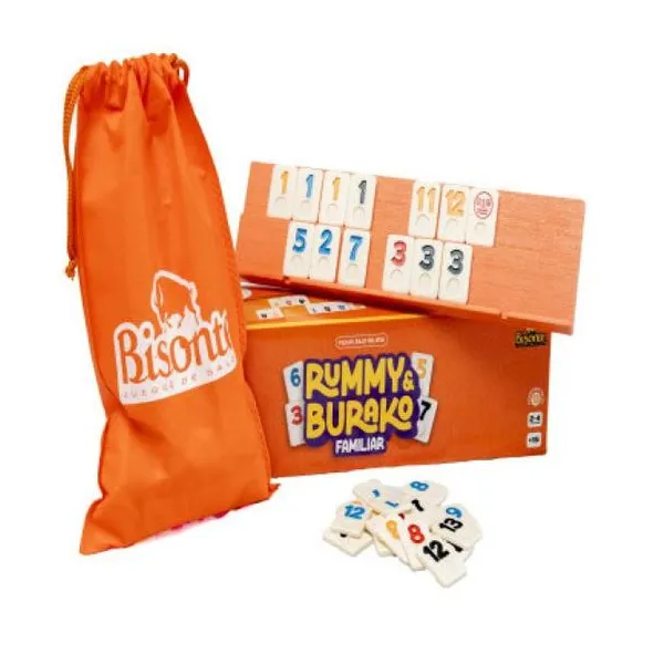 Rummy burako bajo relieve naranja