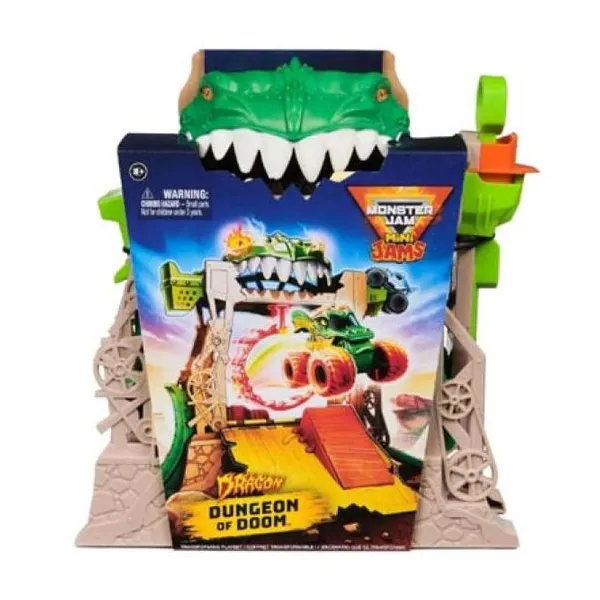 Monster jam - set de mini juego para realizar acrobacias con los mini monster.