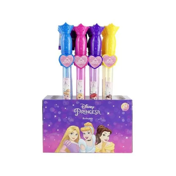Burbujero stick princesas 36 cm x1 colores surtidos