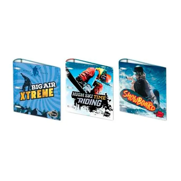 Carpeta carta 3x40 snowboard x1 inkdrop
