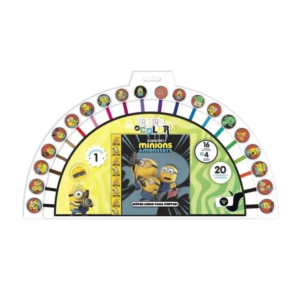 Minions 3 - arcoiris de color