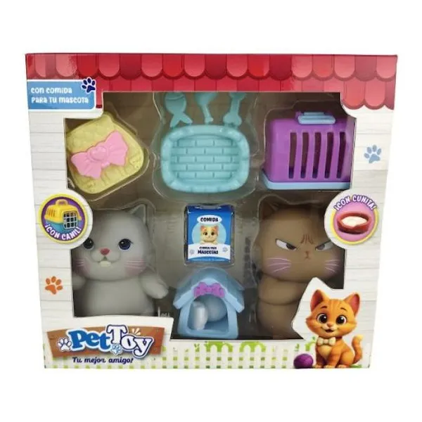 Mini mascotas con accesorios