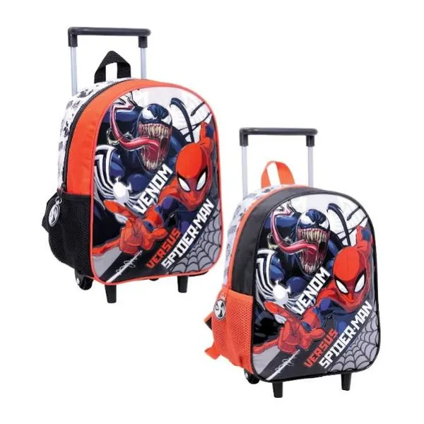 Spiderman venom - mochila 12" carro