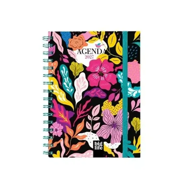 Agenda big life generica n.° 8 semanal espiral big memoris 2027