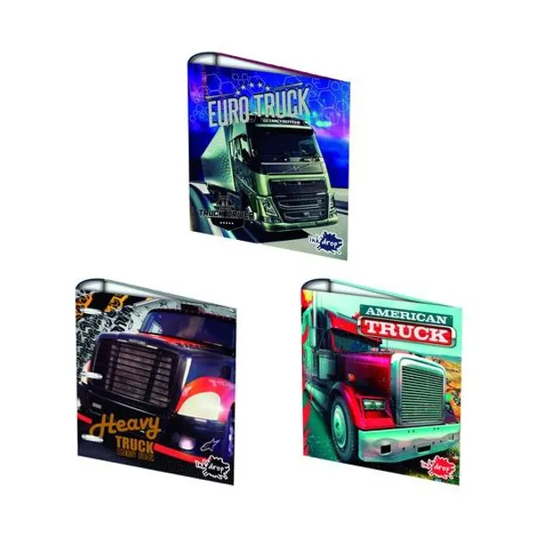 Carpeta carta 3x40 truck x1 surtido inkdrop