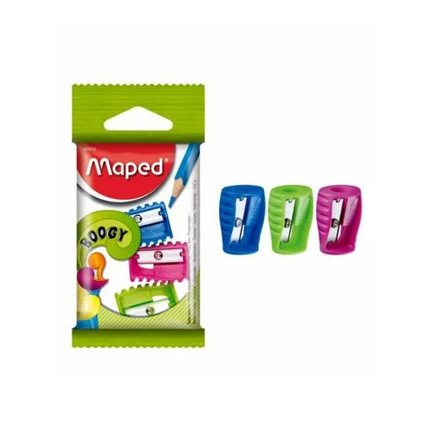 Sacapuntas 1 orificio boogy bolsa x3 unidades Maped