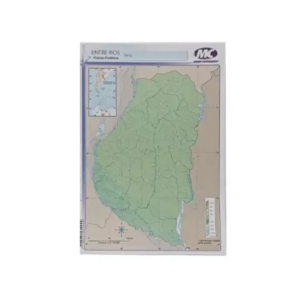 Block mapas m.c.n.° 5 pcia. entre rios fp x20 un