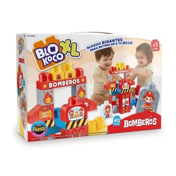 Blokoco xl bomberos 40 pz