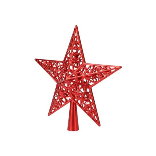 Puntal estrella de navidad 15 cm x1 colores surtidos