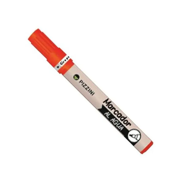 Marcador al agua rojo pta red caja x12 Pizzini