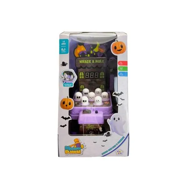 Aplasta halloween happy punch con luz y sonido en caja 16x26x20 cm