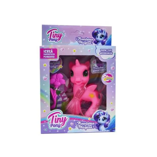 Pony con accesorio en caja Tiny 13x19x4 cm colores surtidos