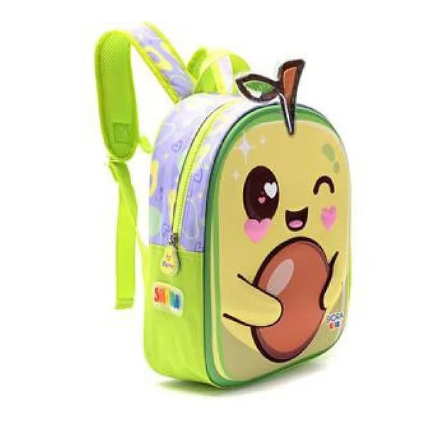 Mochila kawaii termoformada palta 22 x30 x10 cm -12