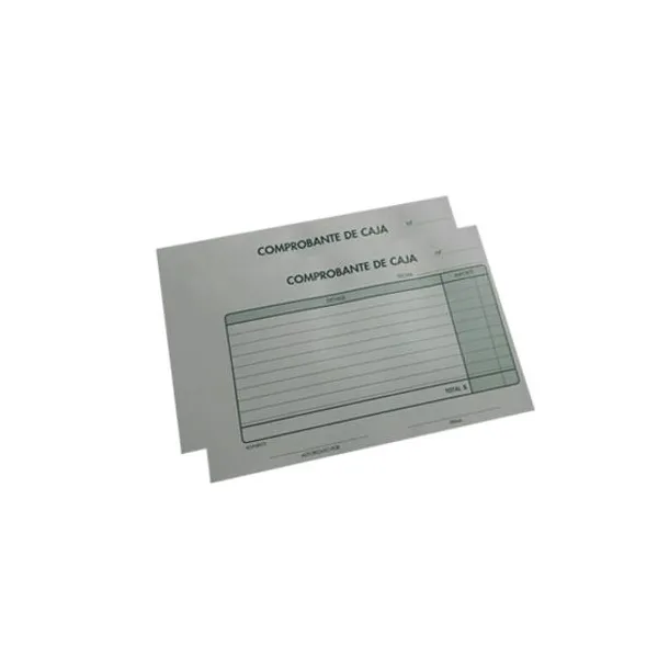 Talonario igneo comprobante de caja x100 n.921