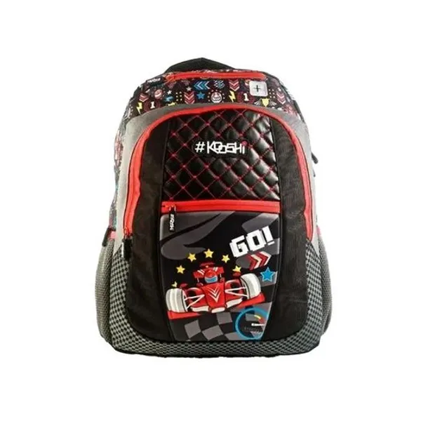 Mochila 17" espalda kooshi autos f1 wabro