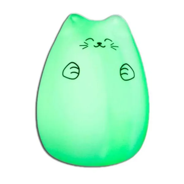 Cartoon silicon lampara led recargable