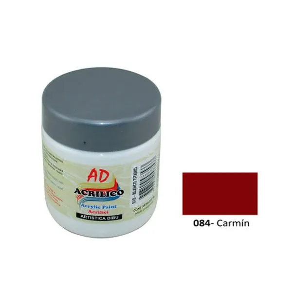 Acrílico ad decorat.200 ml084- carmin