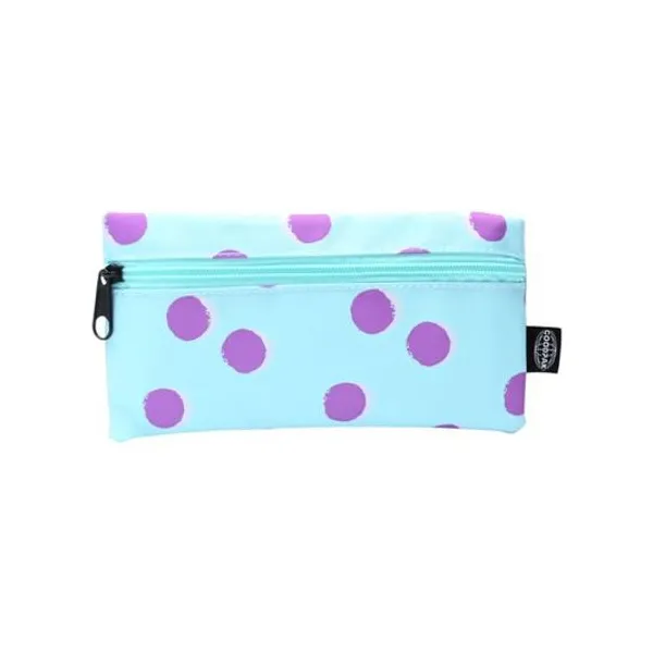 Cartuchera 1 cierre dots 22x11.5 cm goodpak