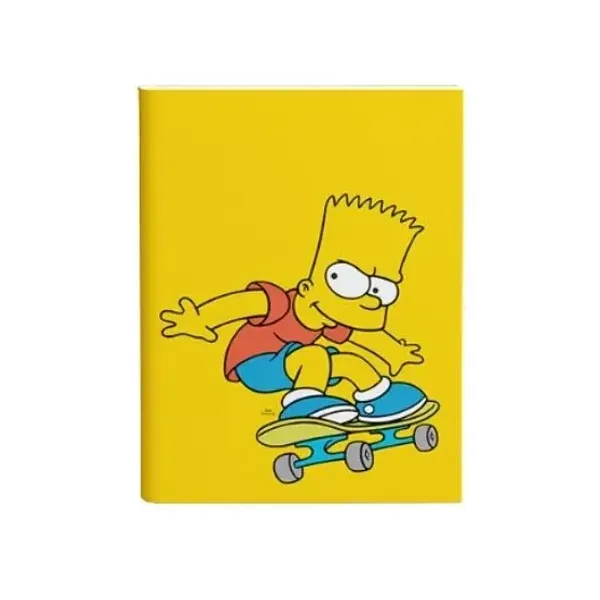 Cuaderno tapa flexible Mooving simpsons 48 hjs.raya
