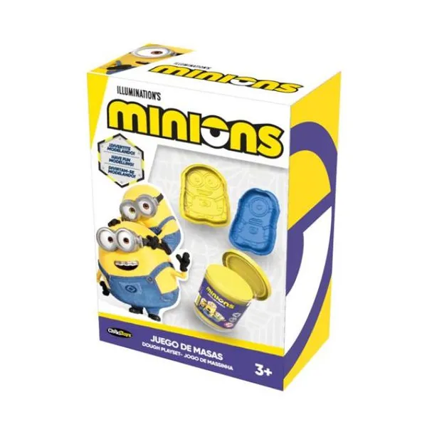 Caja mediana minions - 1 masa, cortantes de personajes y herramientas