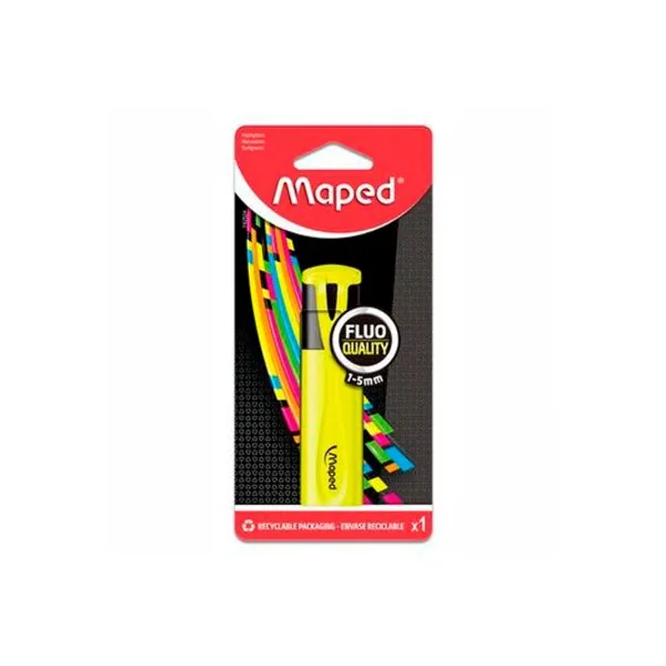 Resaltador fluo quality 1-5 mm amarillo x1 Maped