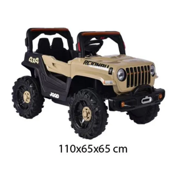 Jeep a batería 4x4 a batería con luz, sonido y control remoto 12v7a