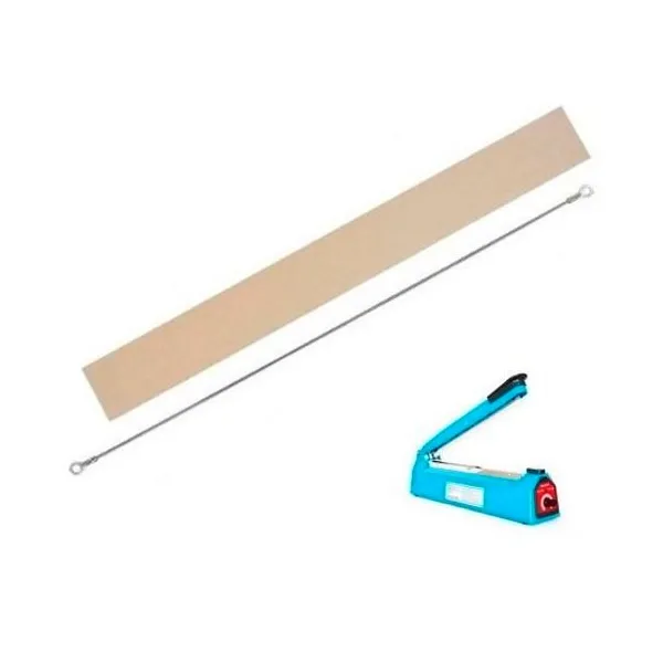 Rep.resistencia y teflon dasa para selladora 400 pro x2 unid.