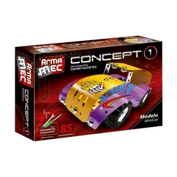Armamec concep caja chica - mini car - 85 pzas
