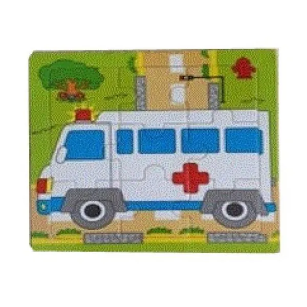 Puzzle ambulancia 9 pzas.