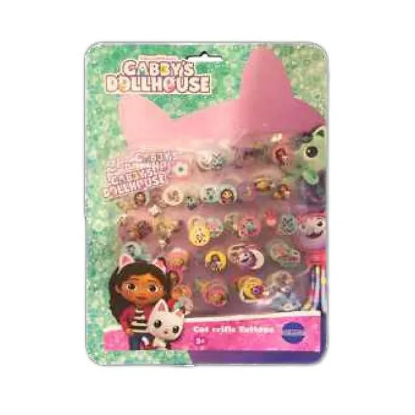 Gabby dollhouse cat rrific tattoos para el cuerpo con la tematica de gabby