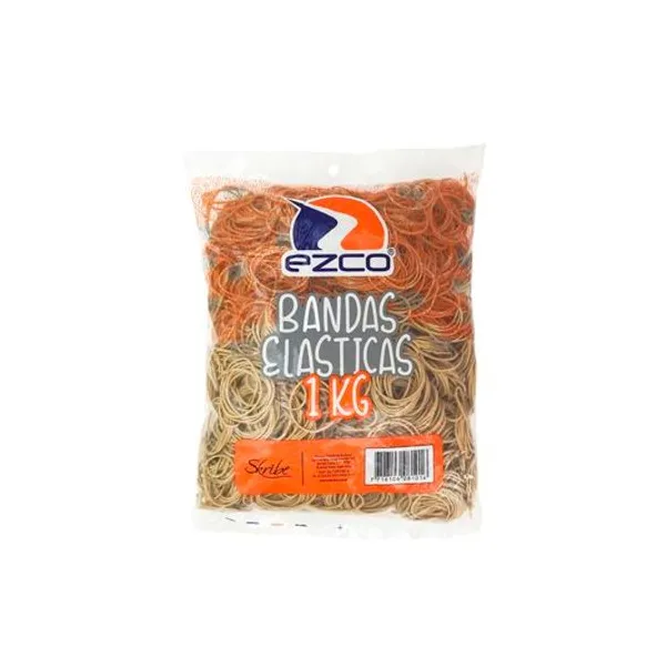 Bandas elasticas 38 mm 1000 g en bolsa Ezco
