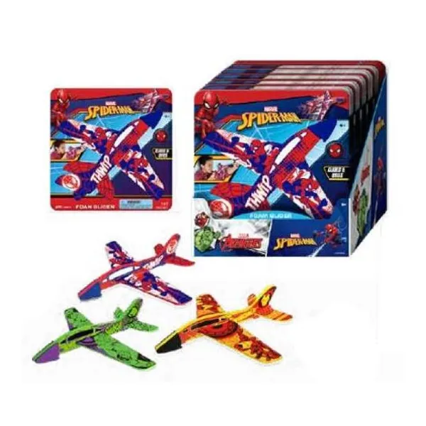 Jaru-marvel foam glider- planeador de juguete