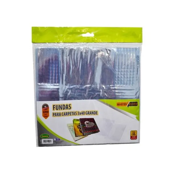 Funda para carpeta carta 3x40 26x54.5 cm x10 unidades lama