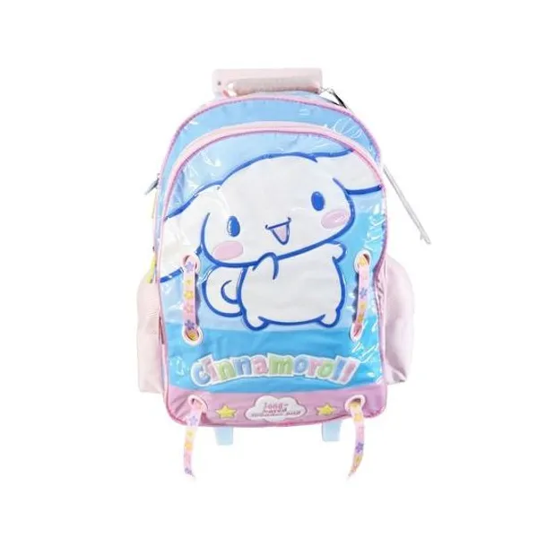 Mochila 18" carro cinnamoroll sanrio flower Cresko