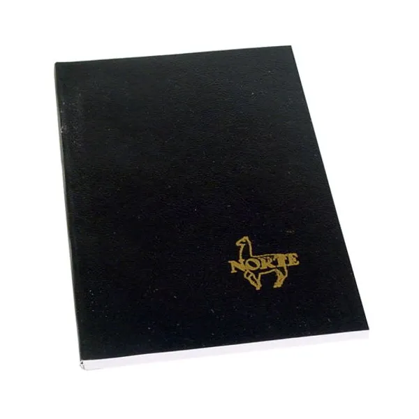 Libreta t/hule norte 10 x15,2 cmx 70/80 hjs.cuaderno
