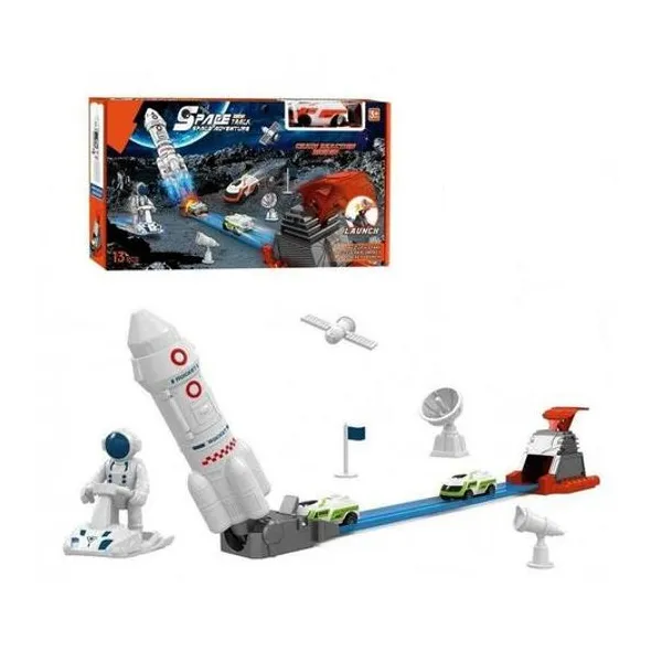 Pista espacial lanza cohete en caja 30x16 cm - 743306 hm30085