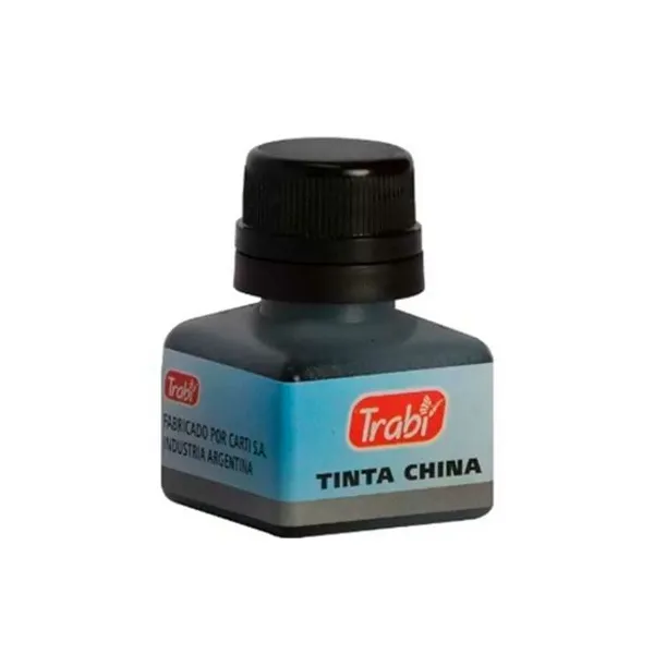 Tinta china trabi escolar 15 cc.negro
