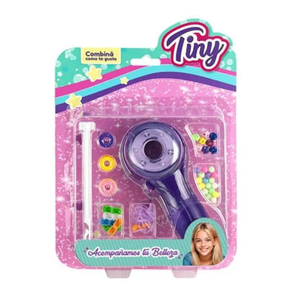 Máquina para hacer trenzas con set de bijouterie Tiny 35x30x5 cm