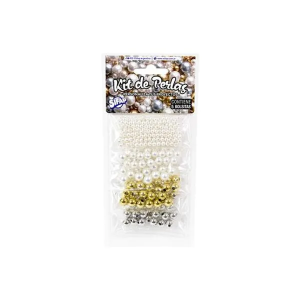 Set de perlas x5 bolsitas en blister Sifap - perlas