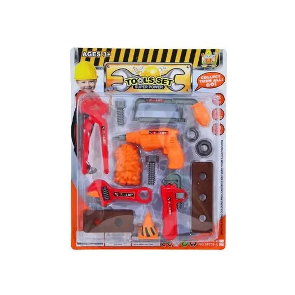 Set de herramientas x13pzs en blister 24x31 cm
